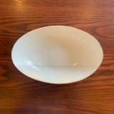Large oval deep bowl, rough iron wire | Furuya Pottery (Shigaraki ware, pottery)