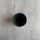 作家 飛松灯器 shave cup S / 猪口 / charcoal black