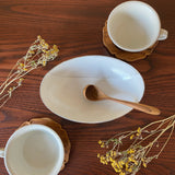 楕円深鉢 中 荒鉄線|古谷製陶所(信楽焼 陶器)