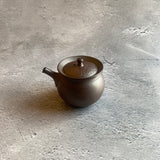 紫泥槌目蓋宝瓶(110ml)|作家 山田勇太郎(常滑 茶器)【32】