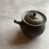 波紋槌目蓋宝瓶(110ml)|作家 山田勇太郎(常滑 茶器)【28】