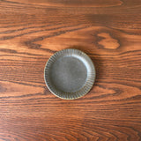 Ruffle Plate S Sabi Glaze | Furuya Seitosho (Shigaraki ware pottery)