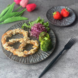 LEAF VEIN 5寸|作家 山中 勇人(信楽焼)