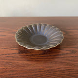 Large Flower Deep Dish, Rust Glaze | Furuya Pottery (Shigaraki ware, pottery)
