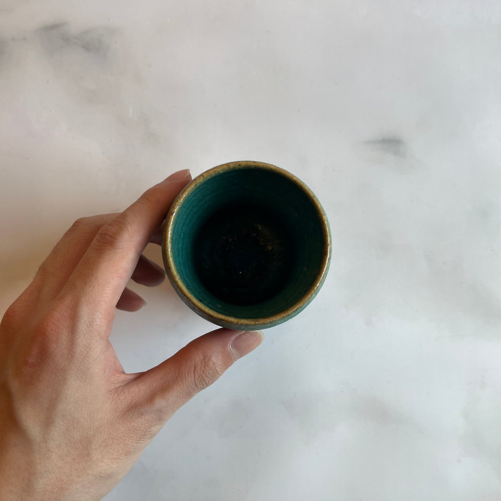 湯呑み M 青｜藤原純（信楽焼 陶器） – nokaze｜陶器、和食器、うつわ