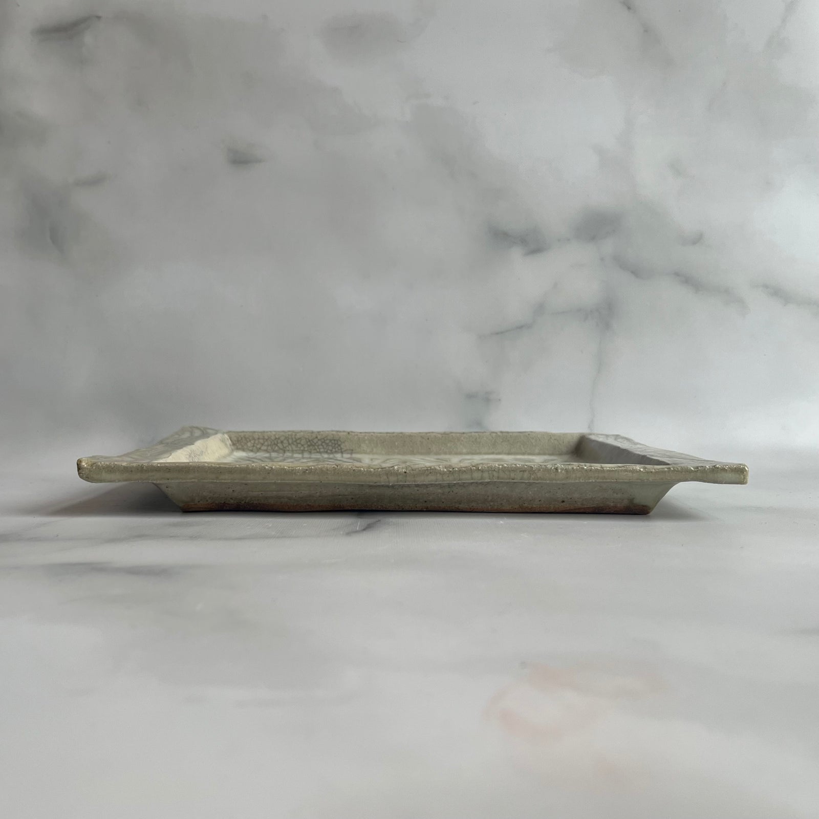 スクエアプレート 墨白｜藤原純（信楽焼 陶器） – nokaze｜陶器、和