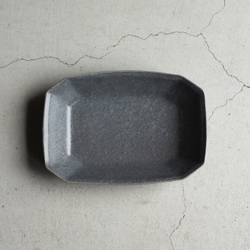 八角鉢 小 グレー釉｜古谷製陶所（信楽焼 陶器） – nokaze｜陶器