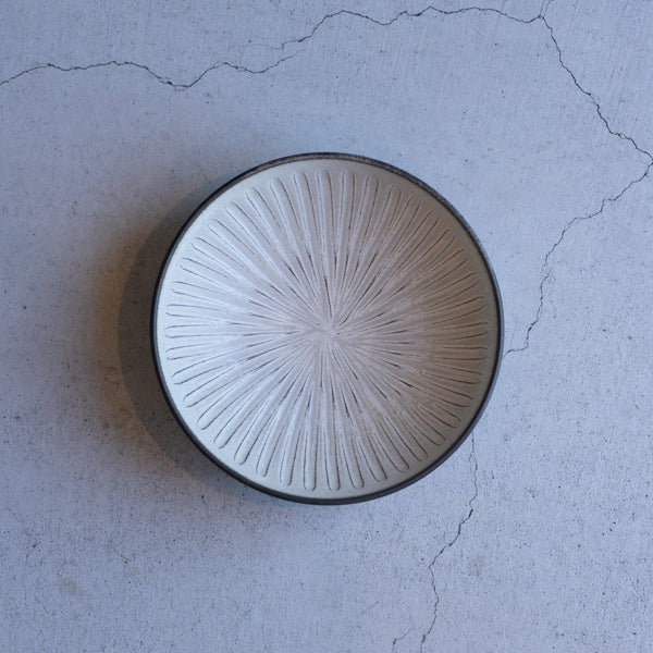 Large white round bowl
