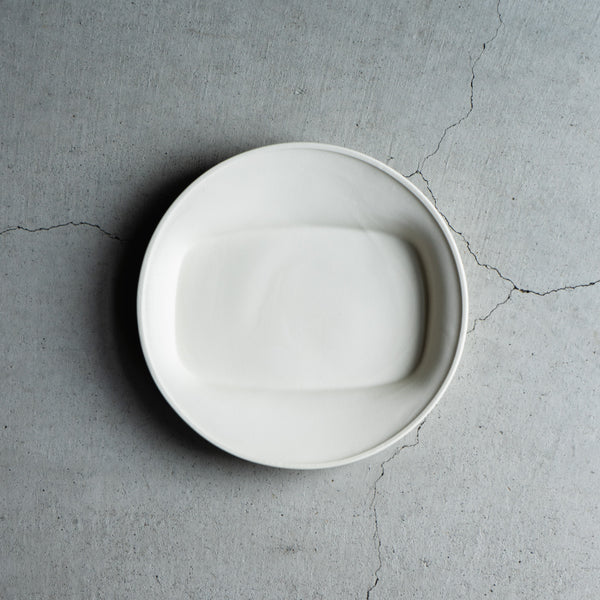 rim plate / M / white