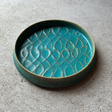 Shallow Bowl, Kiritate, 6 inches, Blue [FJ24a]