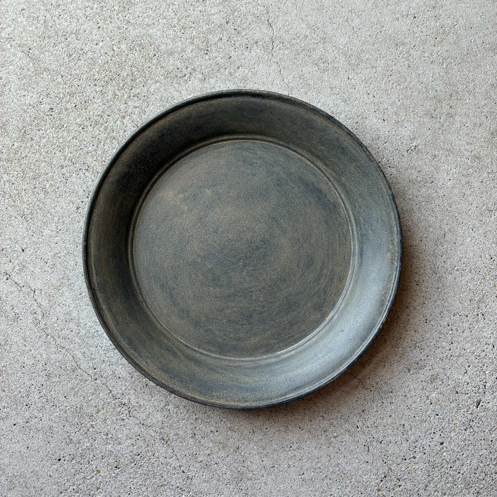 作家　菅原 博之　７寸リム皿　白漆【3】