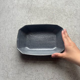 Octagonal Bowl, Small, Gray Glaze [Old 3]
