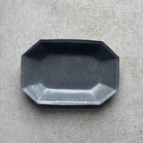 Octagonal Bowl, Large, Gray Glaze [Old 13]
