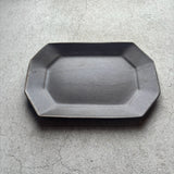 Octagonal Plate, Large, Rusty Glaze [Old 7]