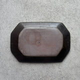 Octagonal Plate, Large, Rusty Glaze [Old 7]