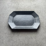 Octagonal Plate, Large, Grey Glaze [Old 72]