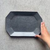 Octagonal Plate, Large, Grey Glaze [Old 72]