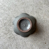 Grey-glazed fluted pedestal bowl [Old 71]