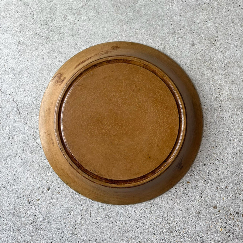 作家 菅原 博之 8寸リム皿 茶漆【5】 – nokaze｜陶器、和食器、うつわ