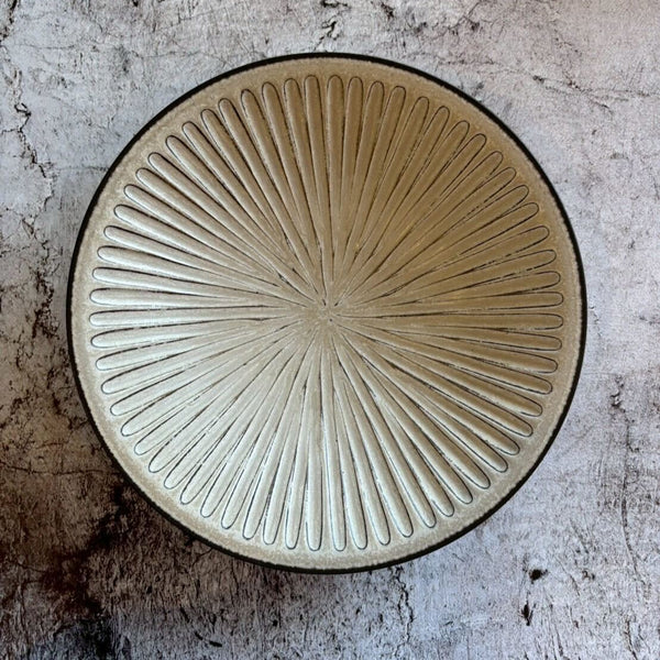 Large white round bowl