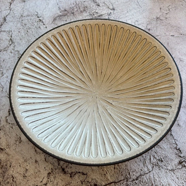 Large white round bowl