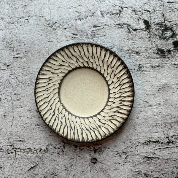 14cm 皿（ソーサー）｜作家 山本雅則（信楽焼） – nokaze｜陶器、和