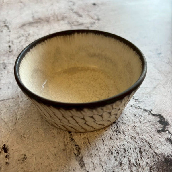 Artist Masanori Yamamoto Rope-rimmed plate, large, white
