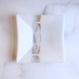 Artist: Maruya Nukaga, Square Deep Bowl, Medium C, White