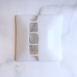 Artist: Maruya Nukaga, Square Deep Bowl, Medium C, White