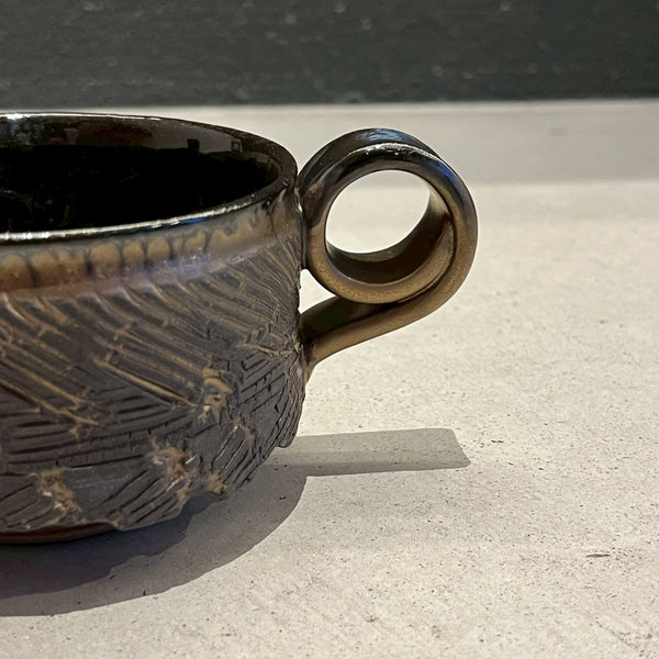 RB/mug cup(黒)｜作家　川澄 智一【29.e】