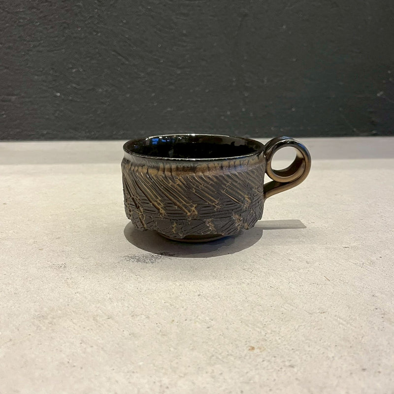 RB/mug cup(黒)｜作家　川澄 智一【29.e】