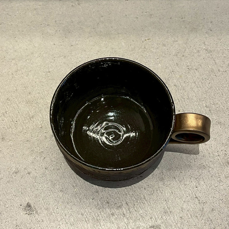 RB/mug cup(黒)｜作家　川澄 智一【29.a】
