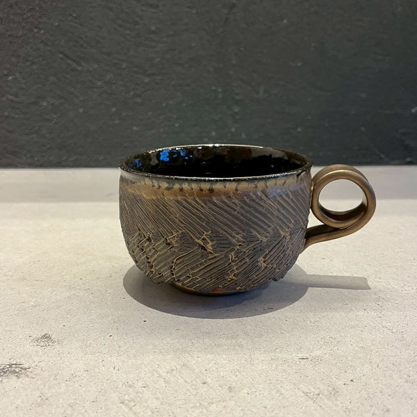 RB/mug cup(黒)｜作家　川澄 智一【29.a】