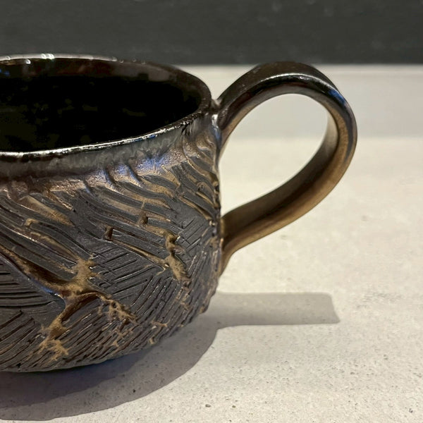 RB/mug cup(黒)｜作家　川澄 智一【29.d】