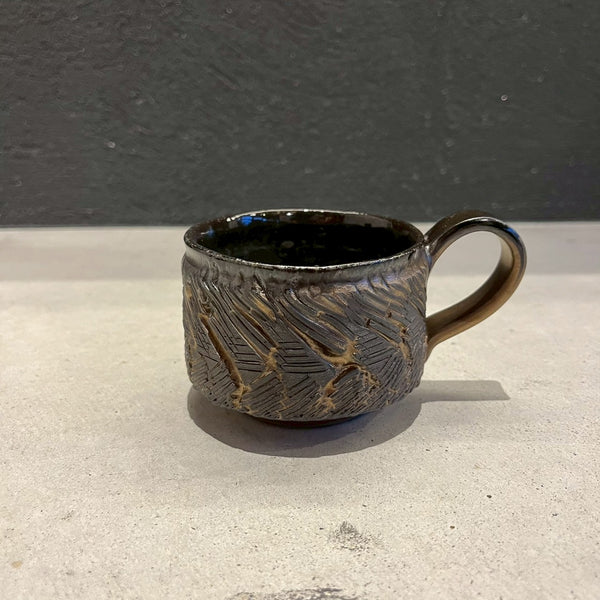 RB/mug cup(黒)｜作家　川澄 智一【29.d】