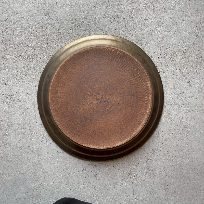 antique/rim plate(大)｜作家　川澄 智一【51】