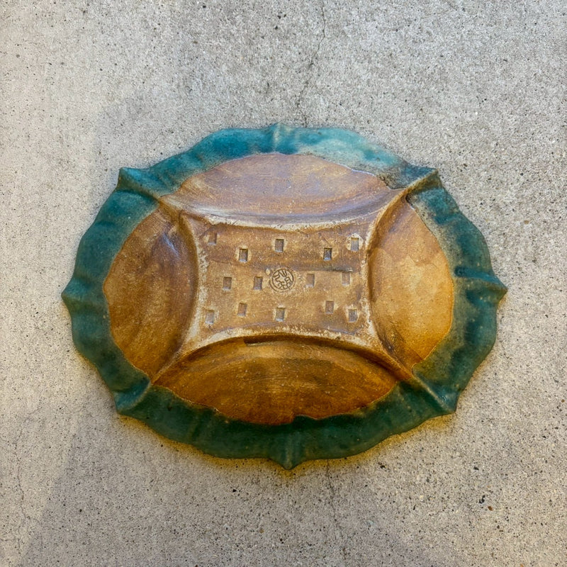 シェルオーバル　L（青、青黒）【FJ18】