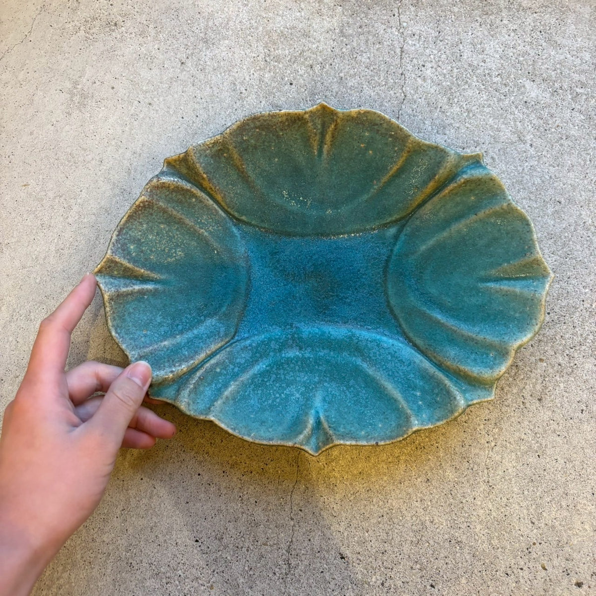 B 藤原純 器 食器 平皿 皿 純ブラック 4トンガリ B 藤原純 器 食器 平皿 皿 純ブラック 4トンガリ