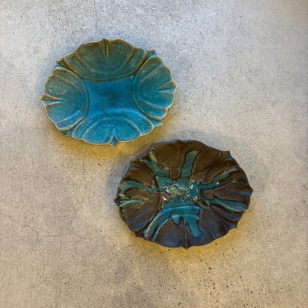 シェルオーバル　L（青、青黒）【FJ18】