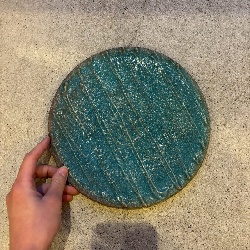 フラットプレート　７寸　青【FJ21】