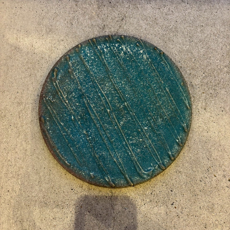 フラットプレート　７寸　青【FJ21】