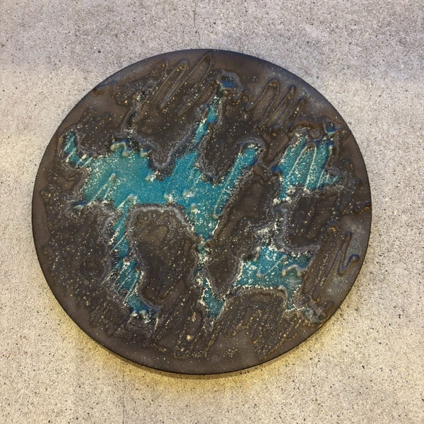 フラットプレート　７寸　青黒【FJ21】