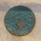 フラットプレート　７寸　青【FJ21】