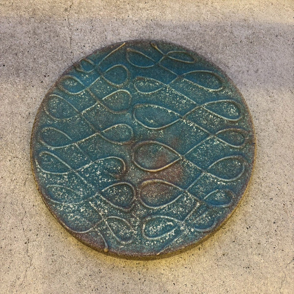 フラットプレート　７寸　青【FJ21】