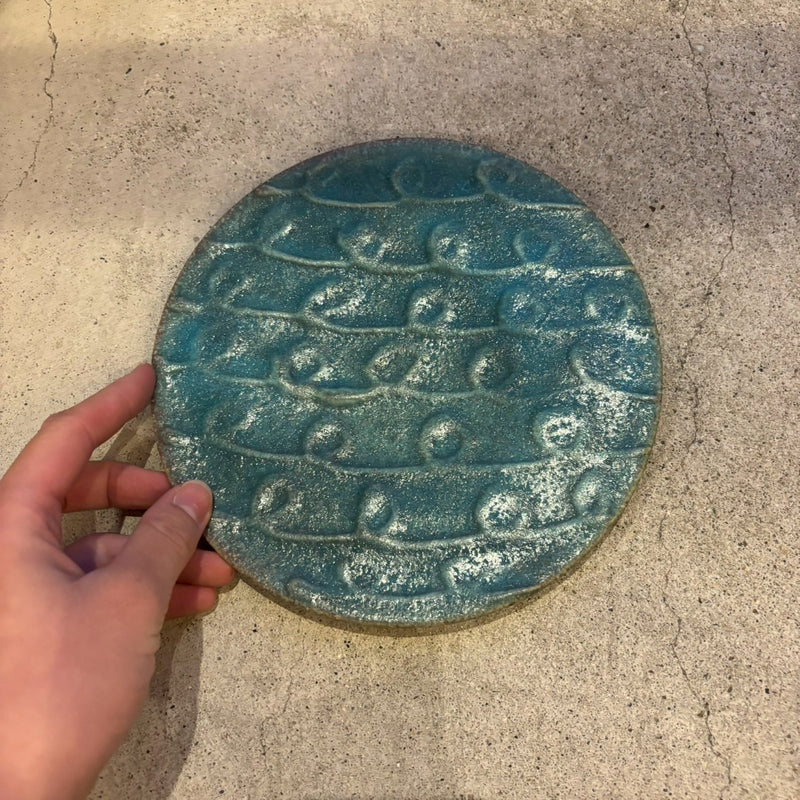 フラットプレート　６寸　青【FJ22】