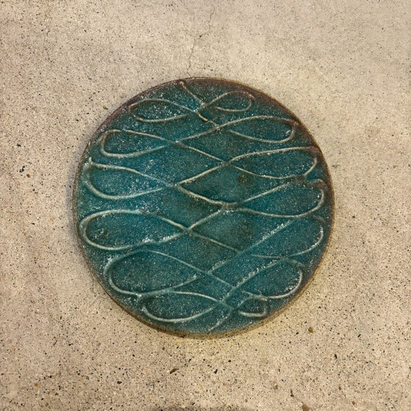 フラットプレート　６寸　青【FJ22】