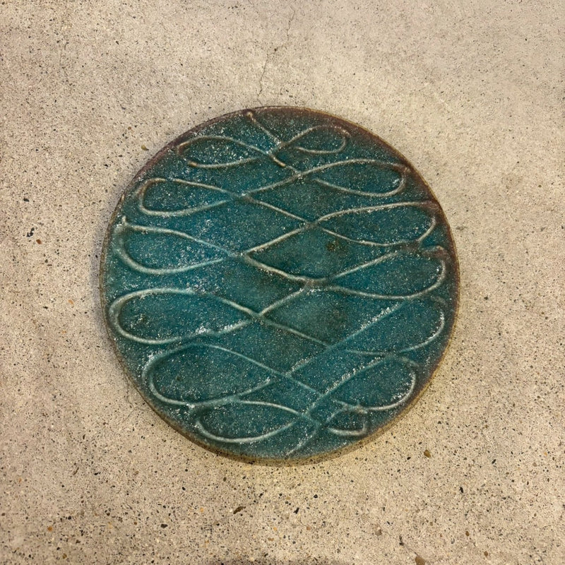 フラットプレート　６寸　青【FJ22】