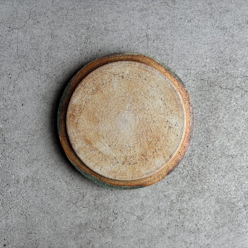 浅ボウル切立 7寸 青｜作家 藤原純（信楽） – nokaze｜陶器、和食器
