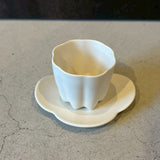 カヌレ茶器 茶杯　白｜作家　藤村佳澄【FK13】