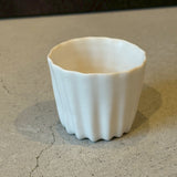 カヌレ茶器 茶杯　白｜作家　藤村佳澄【FK14】